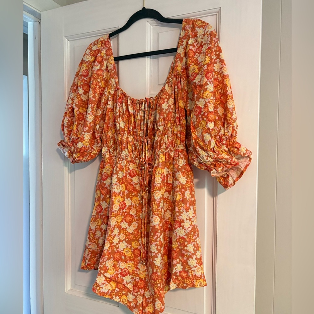 Free People floral Romper